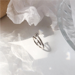 Nhẫn bạc 925 phong cách Hàn Quốc
