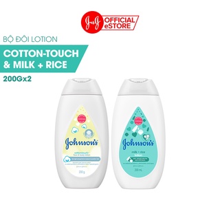 Sữa dưỡng ẩm mềm mịn Johnson s baby cotton touch 200ml - 100977935