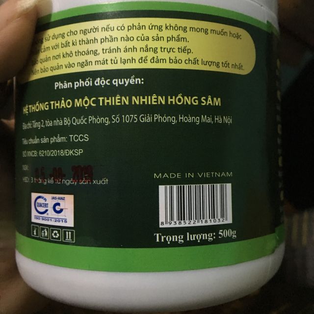 [HOT ]TĂNG ĐÔNG Y HỒNG SÂM QM [hàng chính hãng ] | BigBuy360 - bigbuy360.vn