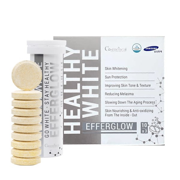 [Hàn Quốc] Viên Uống Dạng Sủi Trắng Da Healthy White Efferglow Cosmeheal 30 viên