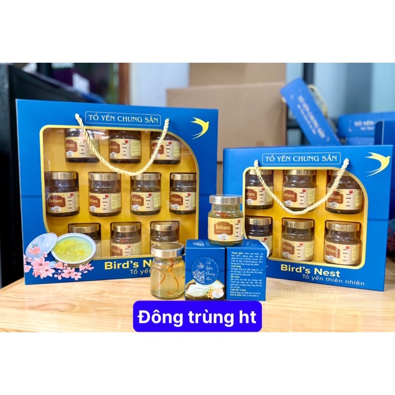 Yến hũ chưng sẵn vị đông trùng hạ thảo 20% yến nguyên chất