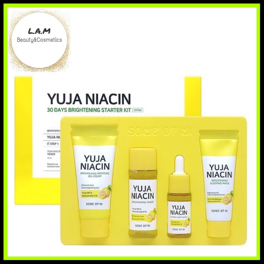 SÉT 4 MÓN SOME BY MI Yuja Niacin 30days Brightening Starter Kit