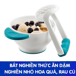 Bát nghiền chế biến thức ăn, đồ ăn dặm tiện dụng đa năng cho bé