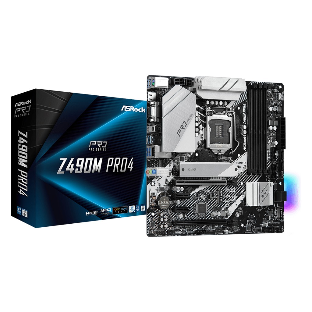 Mainboard ASROCK Z490M Pro4 Hàng Chính Hãng