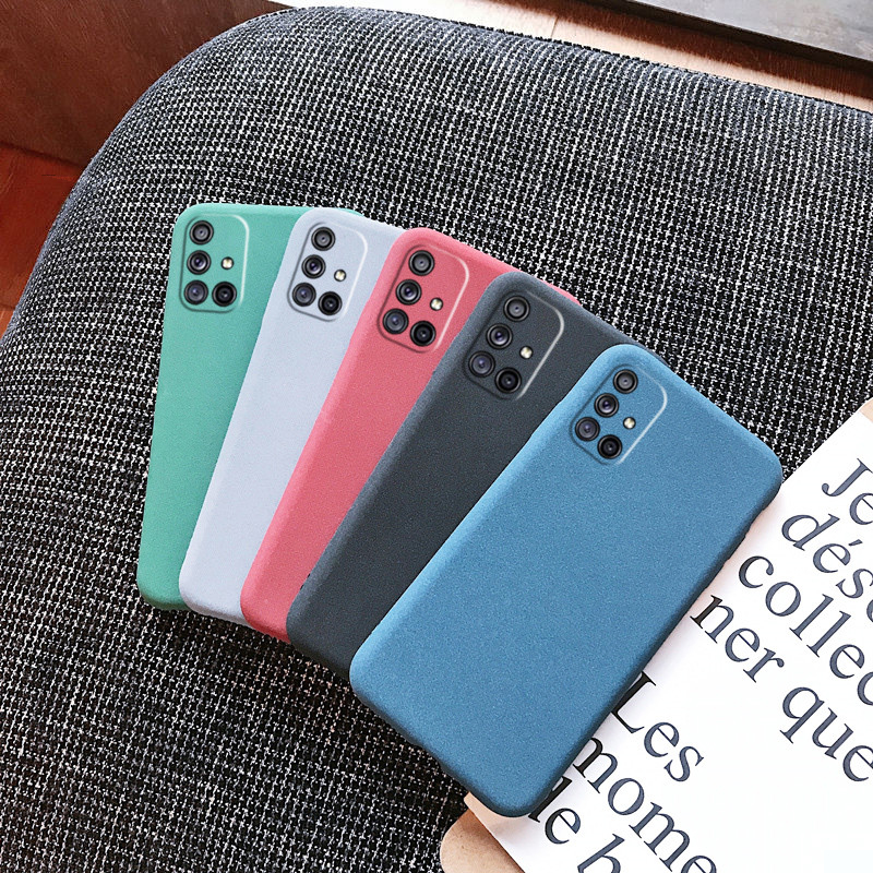 Ốp điện thoại mềm mặt nhám cho Samsung Galaxy M51 M31S M31 M30S M21 M40S M30 M40 M10 M11 M10S