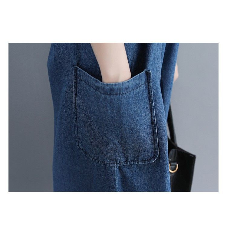 [ORDER] Yếm denim bigsize dáng trẻ trung (fit đến 90kg) - Có ảnh thật | BigBuy360 - bigbuy360.vn