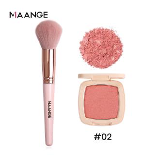 Set Má Hồng Và Cọ Trang Điểm MAANGE 5860 + 5037 Nhỏ Gọn 50g