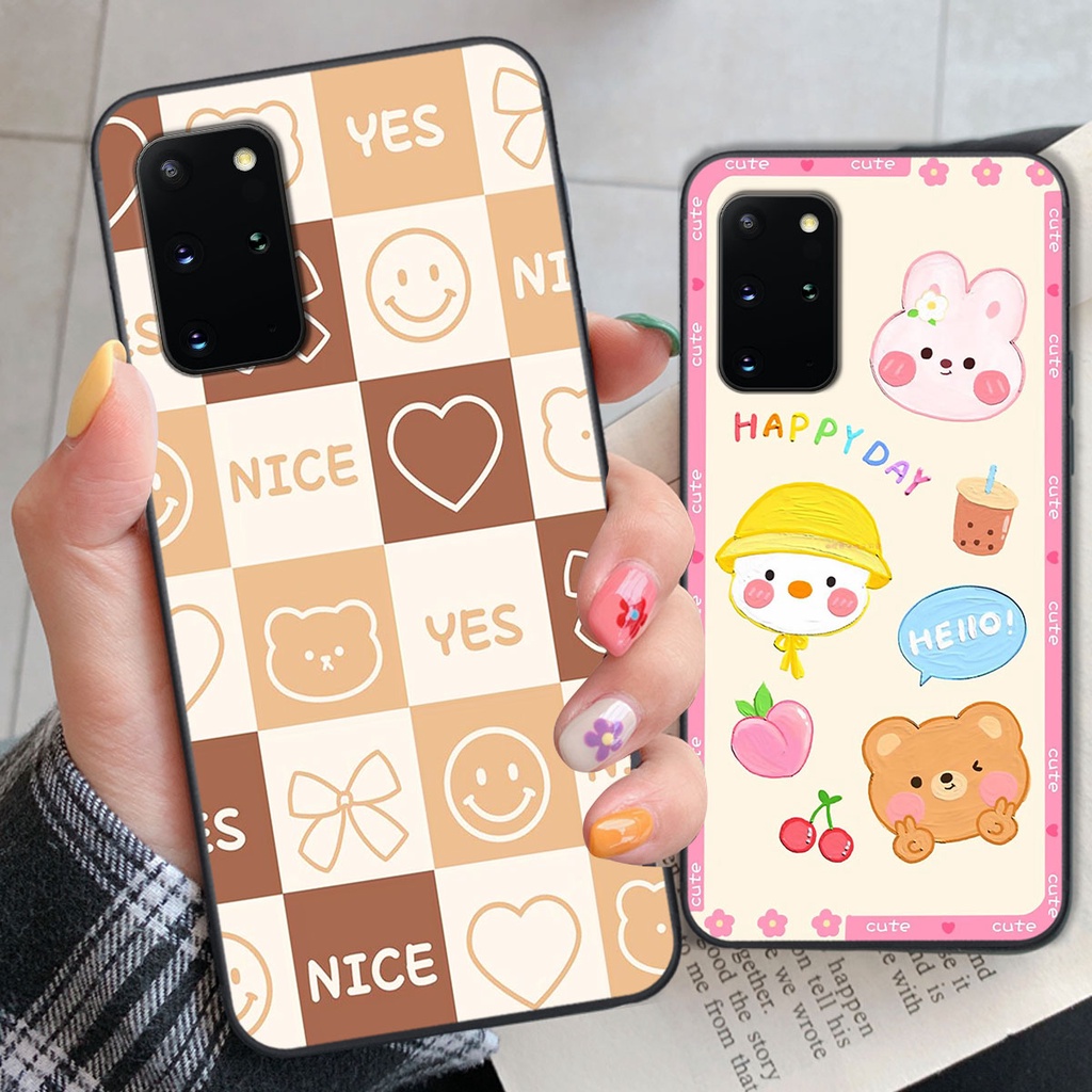Ốp lưng Samsung S20 PLUS happy day, gấu bear dễ thương - BỀN - ĐẸP -BAO GIÁ TOÀN THỊ TRƯỜNG