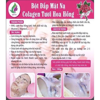 Mặt Nạ Collagen Tươi Hoa Hồng