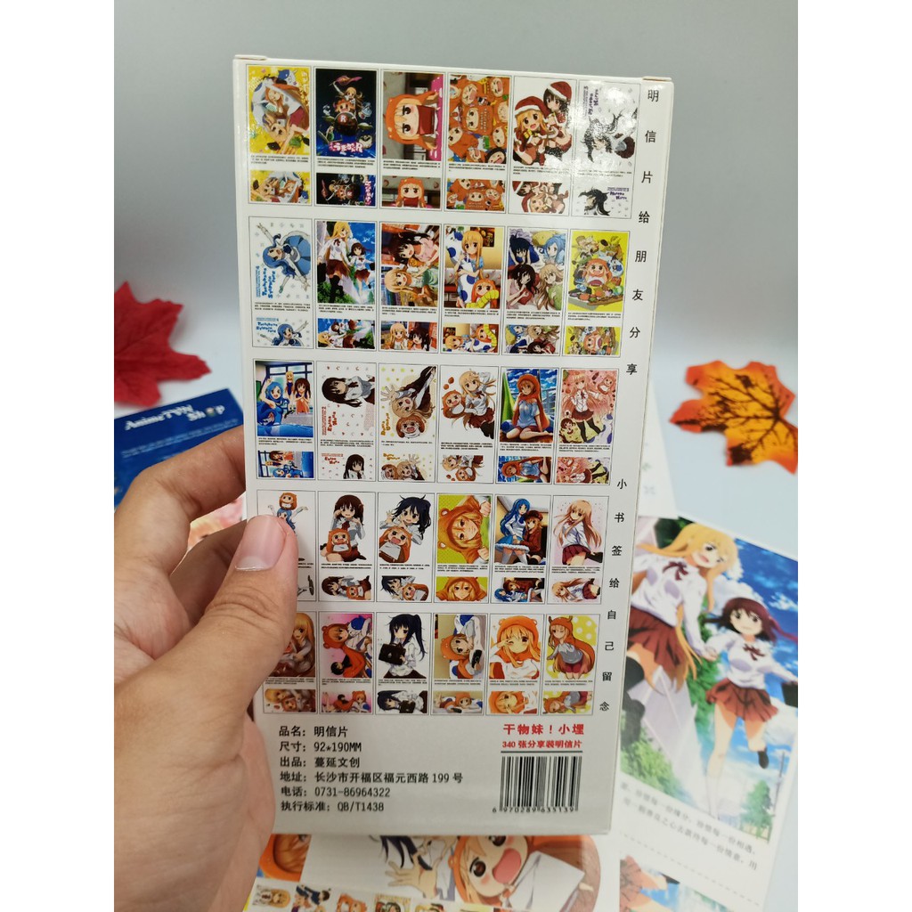 Hộp Postcard Bưu thiếp (Trọn bộ 340 Hình có Sticker) Anime/Manga Himouto! Umaru-chan (Umaru)