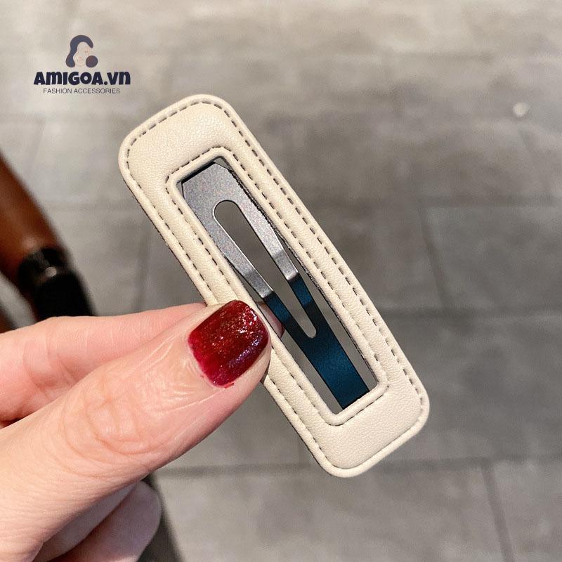 Kẹp Tóc Mái Bên Hình Học Disney Liu Haijia Retro Ngọt Ngào Cho Nữ