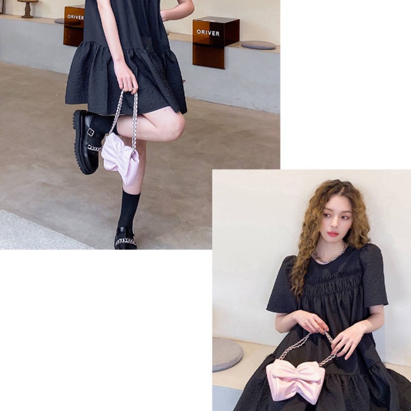 Hàng Mới Về Túi Đeo Vai Thiết Kế Nơ Thời Trang Mùa Xuân 2022 Dành Cho Nữ