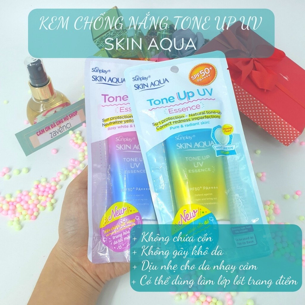 Kem Chống Nắng SKIN AQUA Tone up UV SPF 50+ PA+++ Nâng Tông Da Dành Riêng Cho Da Mặt (50g) | BigBuy360 - bigbuy360.vn