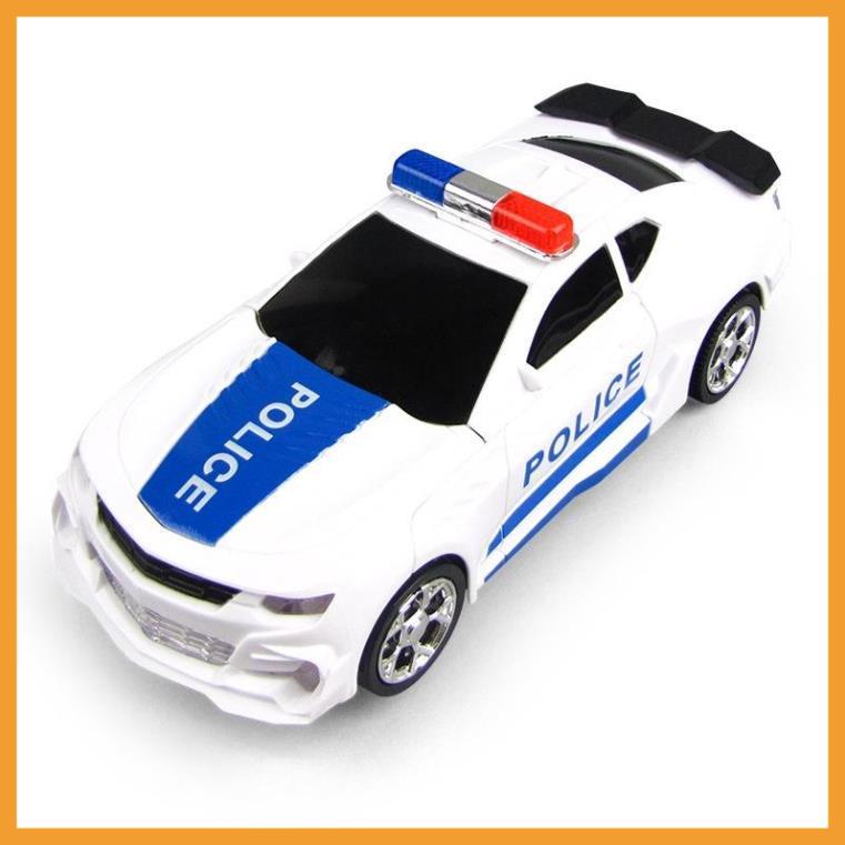 Đồ chơi ô tô cảnh sát biến hình robot