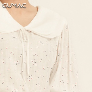 Áo hoa cổ 2 lớp AA865 GUMAC