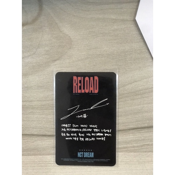 Thẻ ảnh Jaemin NCT