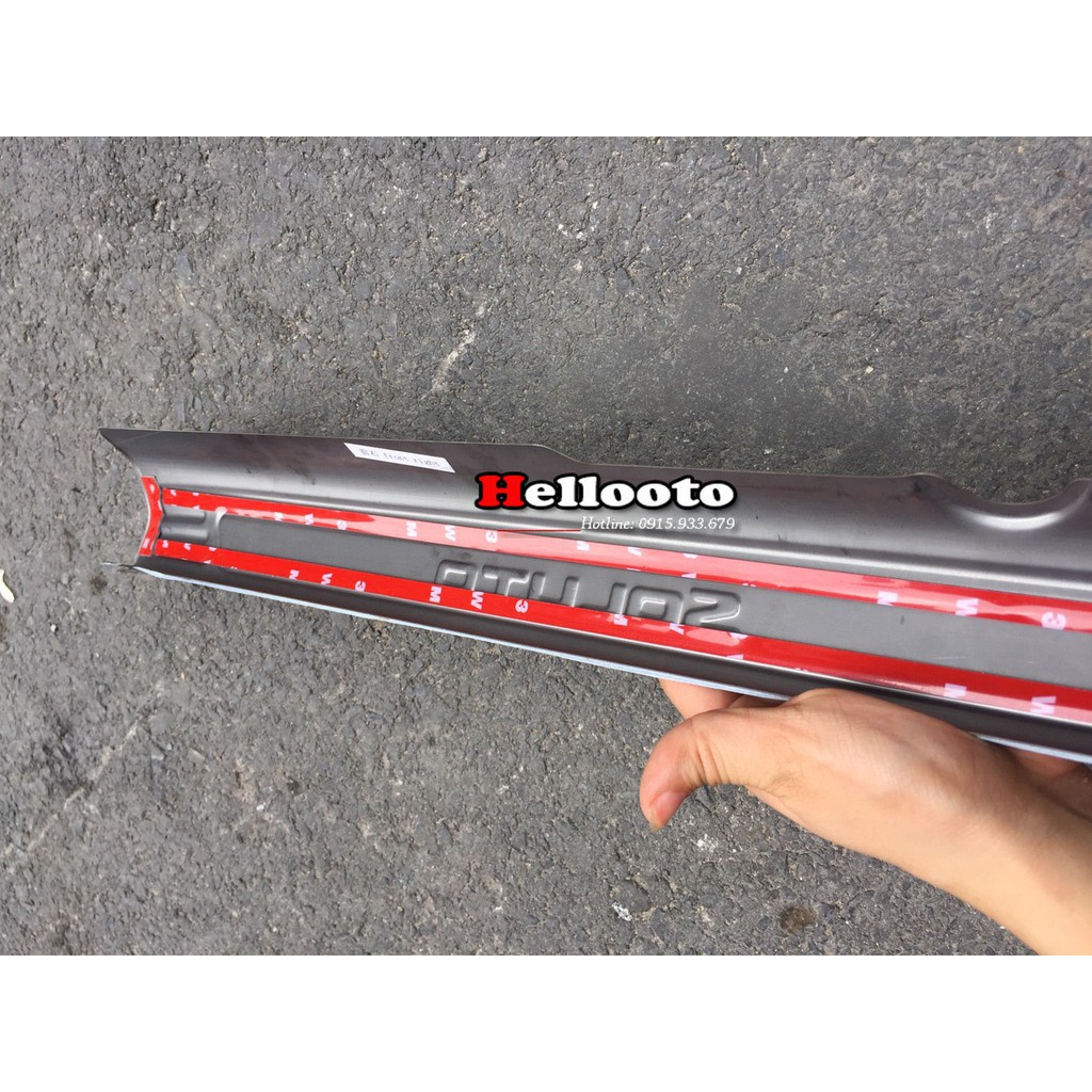 Ốp bậc cửa trong, ngoài xe Kia Soluto 2019 - mẫu titan