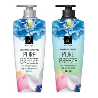 Combo Dầu Gội Elastine Pure Breeze 600g + Dầu Xả Elastine Pure Breeze 600g