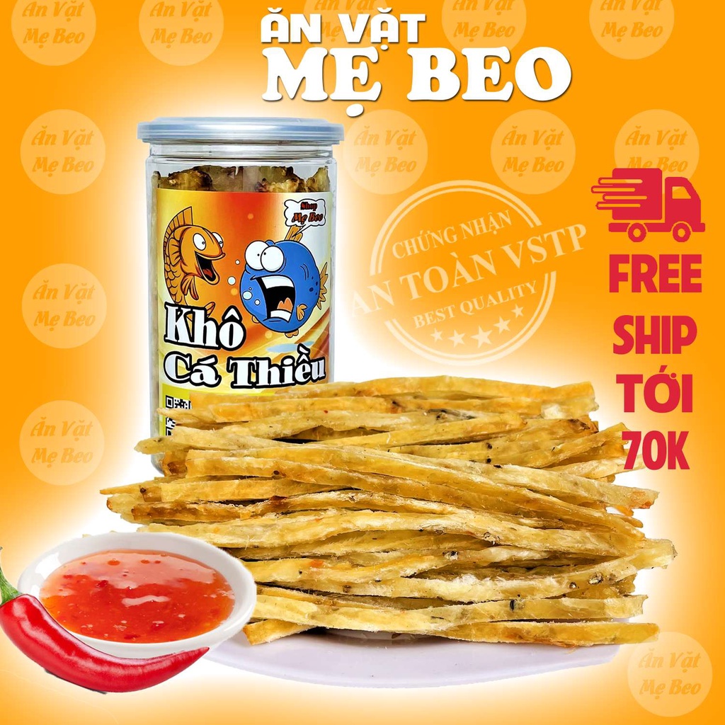 Khô Cá Thiều Que 250gr Shop Mẹ Beo đồ ăn vặt cực ngon