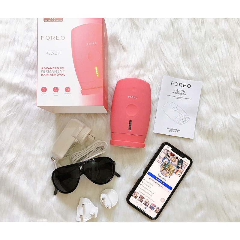 Máy triệt lông Foreo Peach Ver2