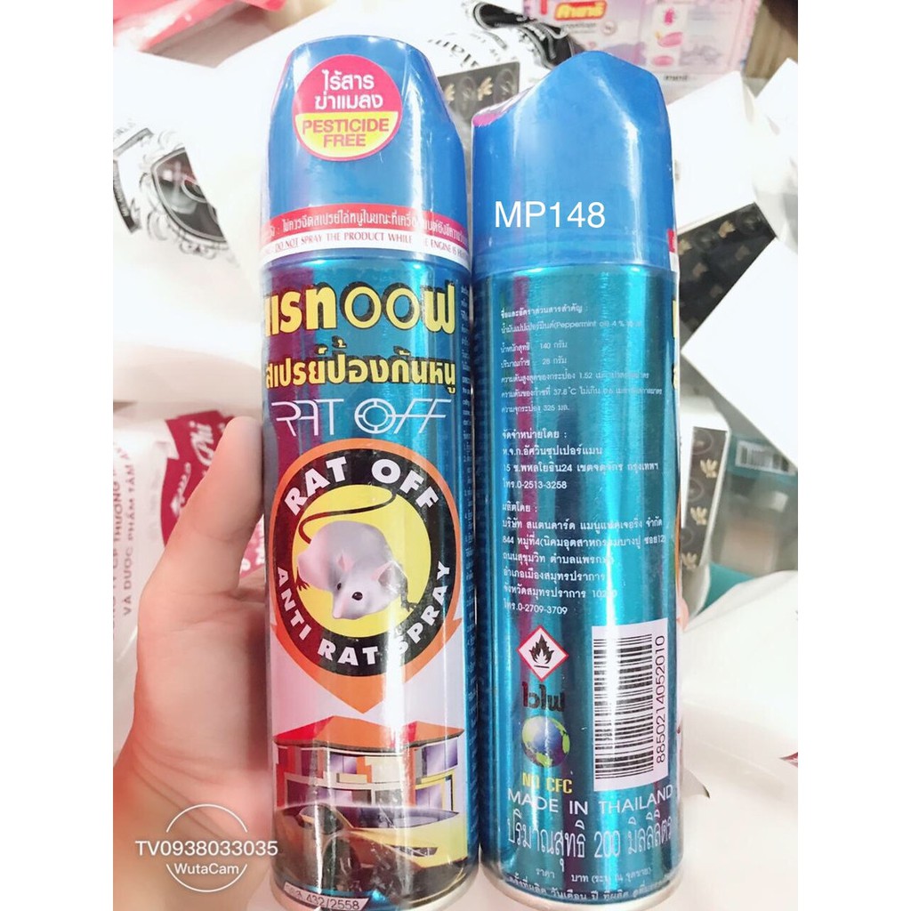 Thuốc Xịt Chuột - Chính Hãng Thái Lan
