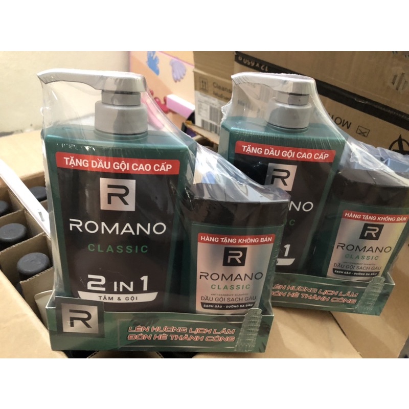 COMBO ROMANO 2 IN 1 TẶNG DẦU GỘI