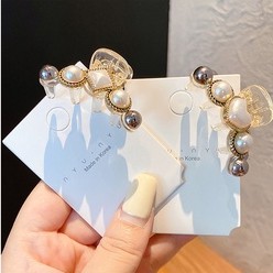 Kẹp tóc đính ngọc trai giả xinh xắn cho nữ