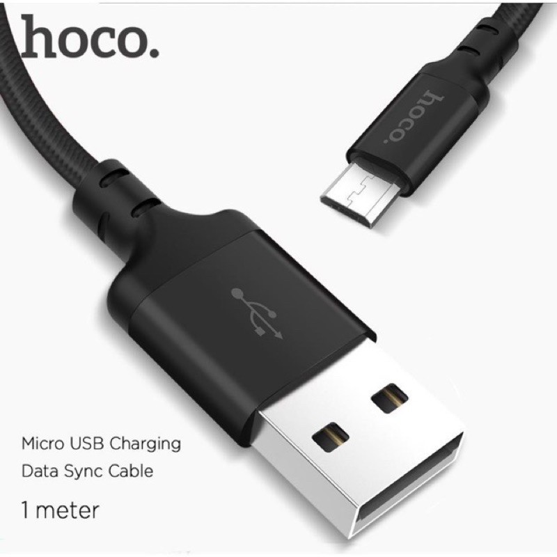 ✔1M-2M✔FREESHIP-Micro USB Cáp Sạc Nhanh Dây Dù Hoco X14-CHÍNH HÃNG dùng cho sam sung,oppo,huawei,ViVo,Cáp Android