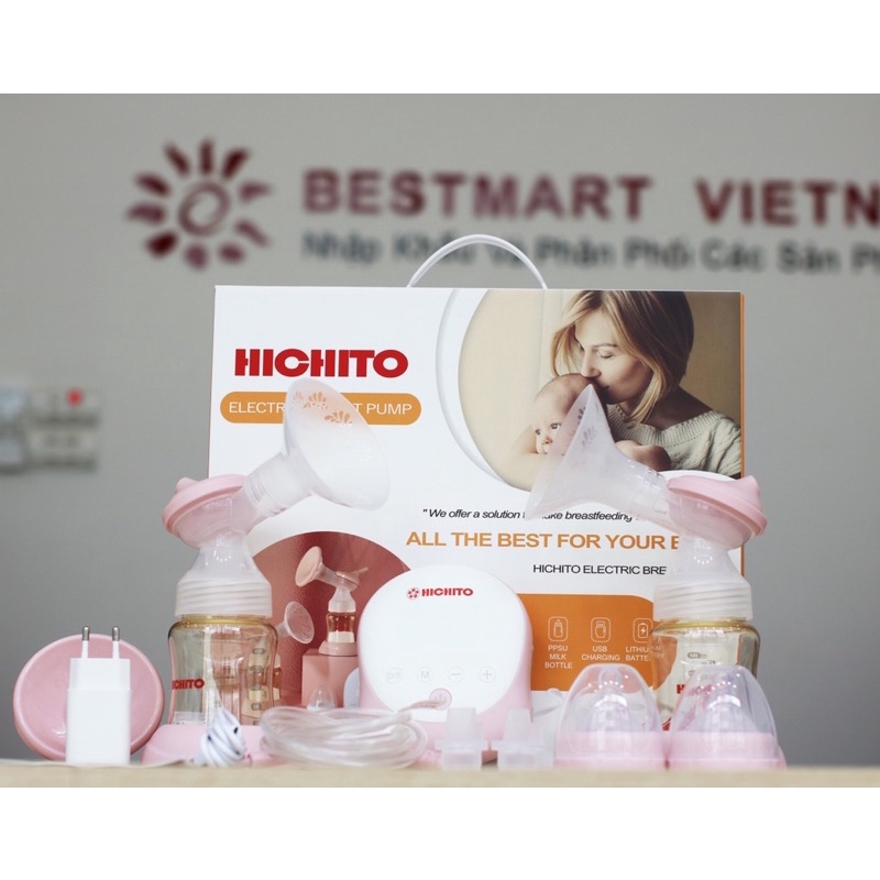 Máy hút sữa Hichito hoa anh đào Nhật Bản chính hãng