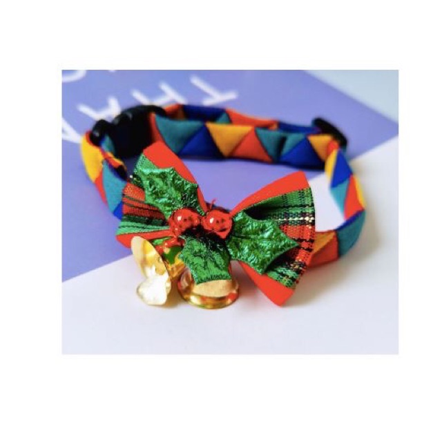 VÒNG CỔ CHÓ MÈO - VÒNG CỔ NƠ NOEL GIÁNG SINH