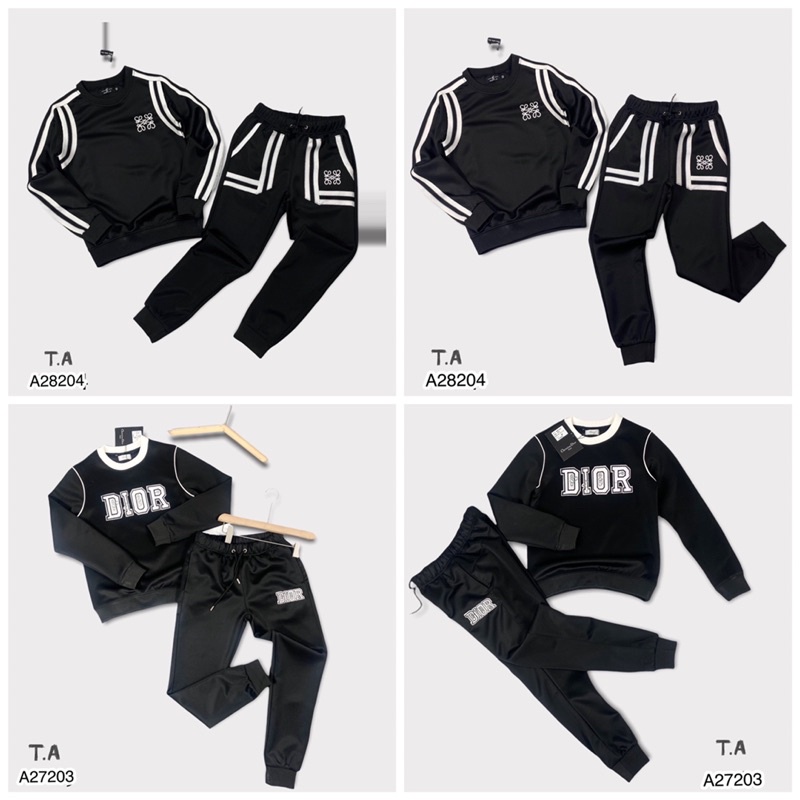 Bộ Nỉ Dài Dior Cho Nam - Bộ Nỉ Dài Philip Chất Cao Cấp - Bộ Nỉ Nam Dày Mịn Mới Nhất 2021