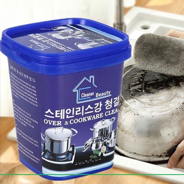 Kem tẩy rửa xoong nồi đa năng Hàn Quốc - chà xoong - chà nồi inox đa năng