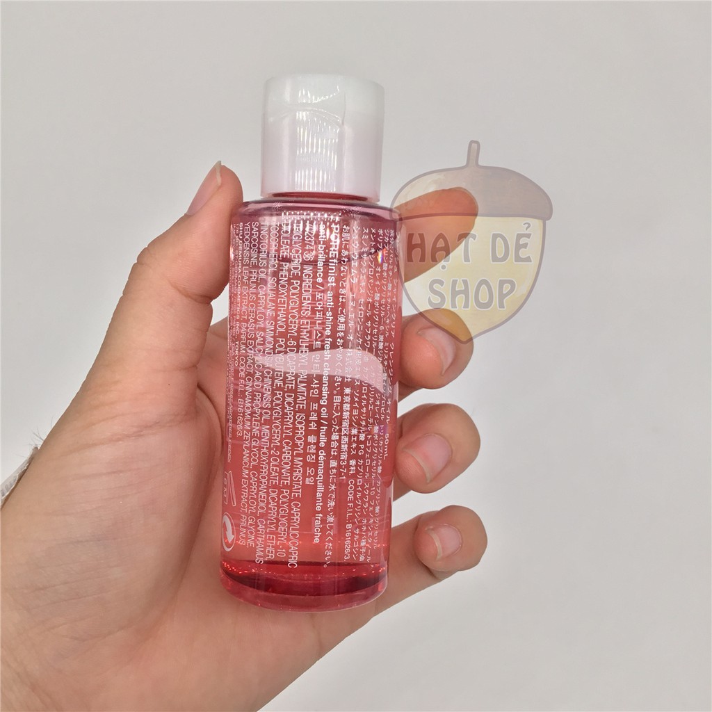 Shu-uemura Tẩy Hồng Trang Làm Sạch Se Khít Lỗ Chân Lông Skin Purifier Porefinist Anti-Shine Fresh Cleansing Oil 50ml