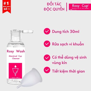 Dung dịch vệ sinh cốc nguyệt san ROSY CLEANER pH=4 50ml