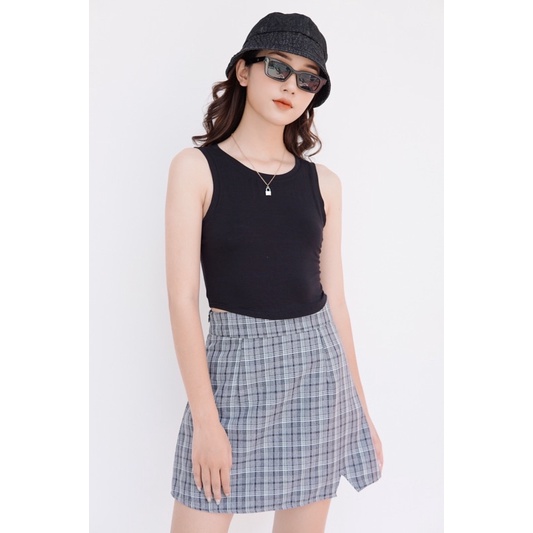 Áo ba lỗ màu đen trơn CHD0041
