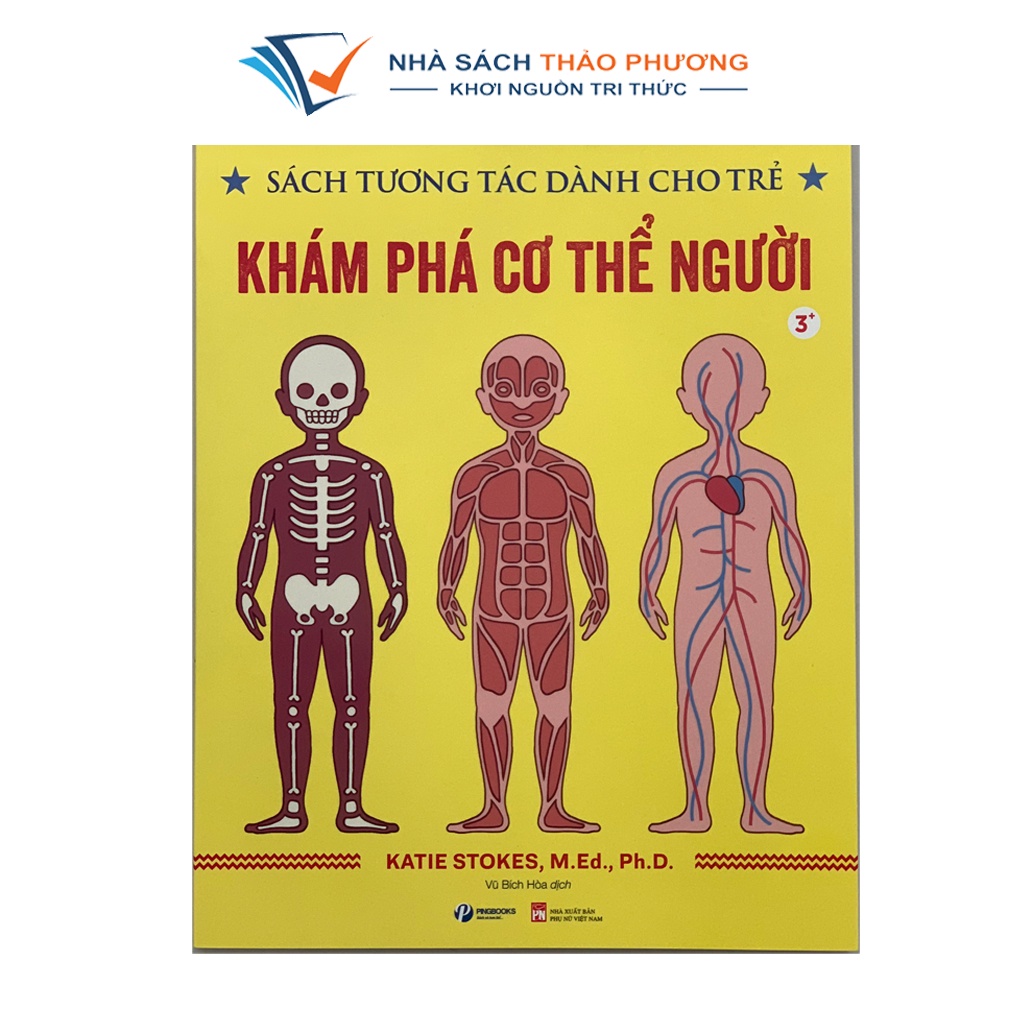 Sách tương tác dành cho trẻ - Khám phá cơ thể người