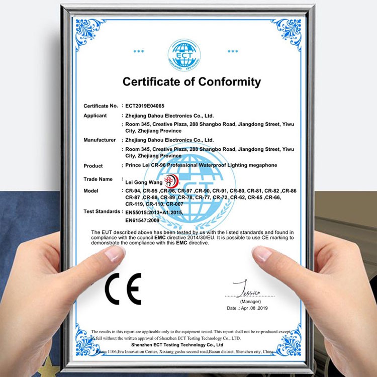 Megaphone CR-59, Loa Phóng Thanh Cầm Tay chuyên nghiệp, chất lượng cao - CHINA RAY