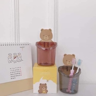 Cốc gấu cắm bàn chải