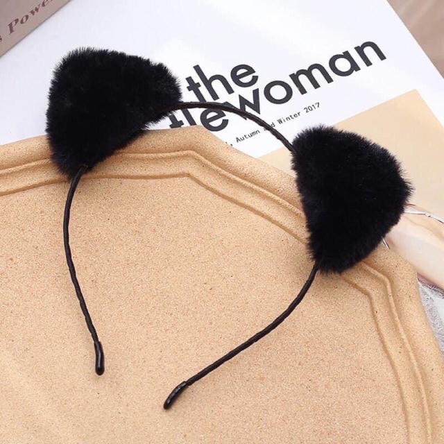 Cài tóc, băng đô tai cáo siêu mềm cho bé cho mẹ