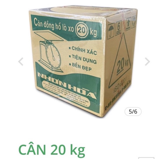 CÂN 20 KG Nhơn Hoà_ Hàng CTY.