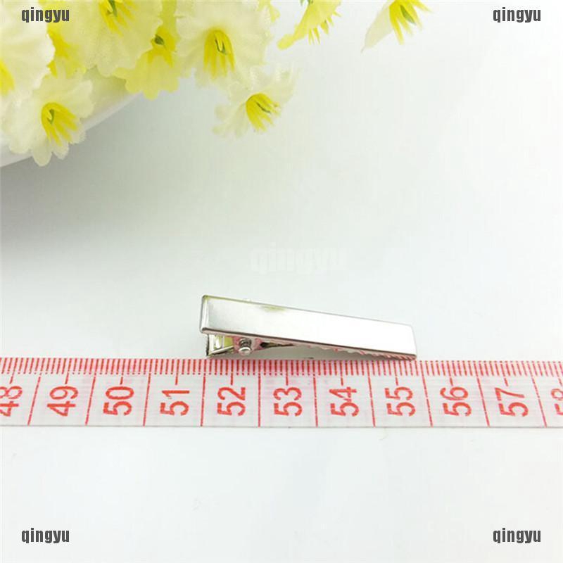 Set 50 Kẹp Tóc Kim Loại Màu Bạc