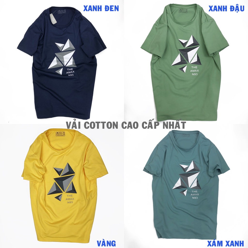 Áo phông nam cổ tròn cao cấp ngắn tay đẹp cotton [CT-N93] áo thun nam tay ngắn cổ tròn cao cấp | BigBuy360 - bigbuy360.vn