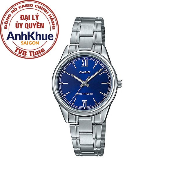 Đồng hồ nữ dây kim loại Casio chính hãng Anh Khuê LTP-V005D-2B2UDF (28mm)