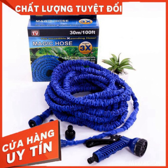 Vòi Xịt Nước, Vòi Xịt Rửa Thông Minh Giãn Nở, Tưới Cây, Rửa Xe Phun Nước Loại 15/30M - VietShop