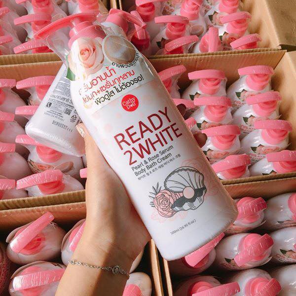 Sữa tắm trắng da Ready 2 White One Day Whitener Body Cleanser  - Hàng chuẩn Thái Lan.