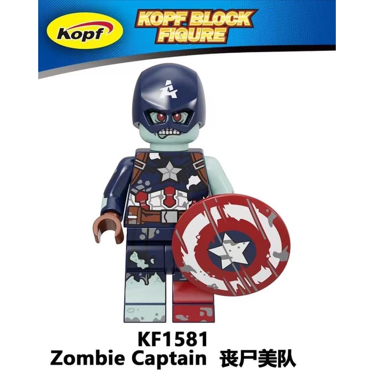 Minifigures Các Nhân Vật Marvel DC Spiderman Tiến Sĩ Bạch Tuộc Người Sắt Ironman Captian KF6145 - Đồ Chơi Lắp Ráp Mini