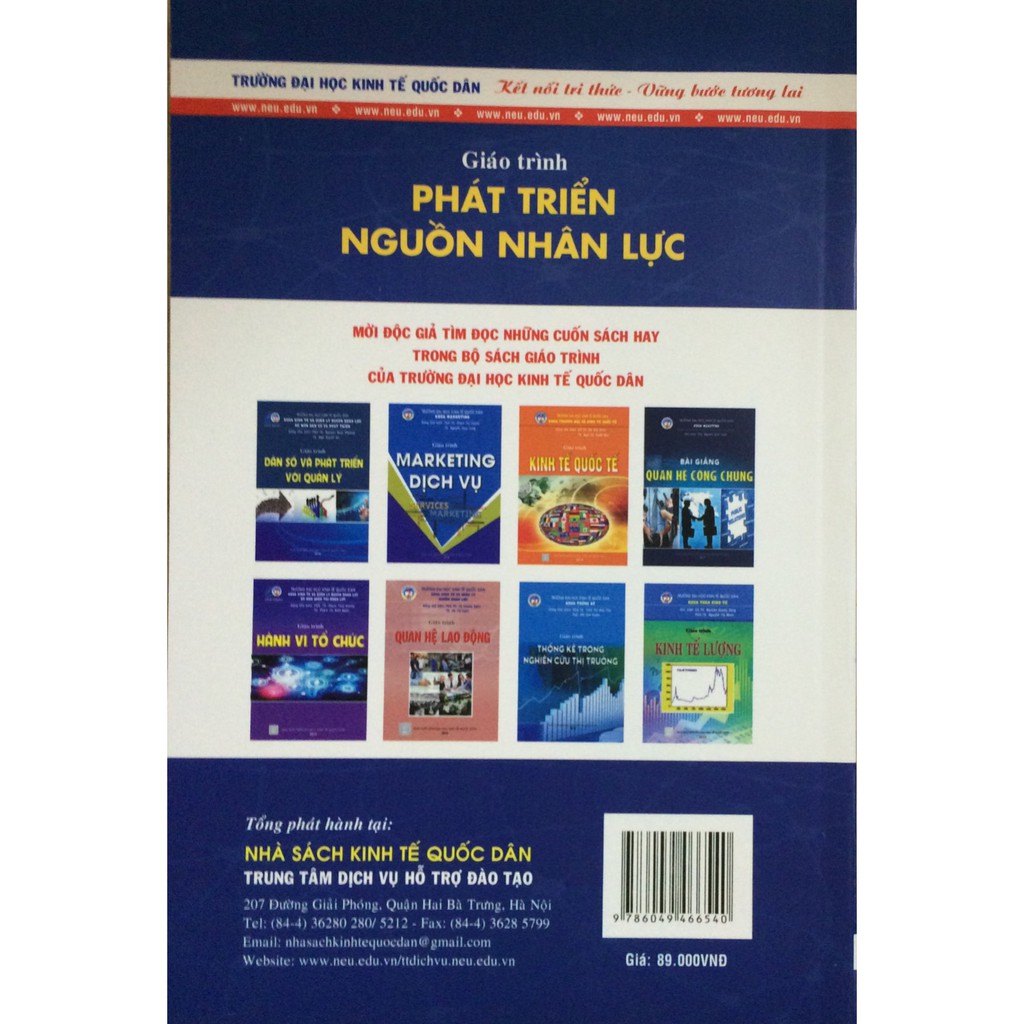 [ Sách ] Giáo Trình Phát Triển Nguồn Nhân Lực - Vũ Hoàng Ngân ( Tái Bản 2019 )