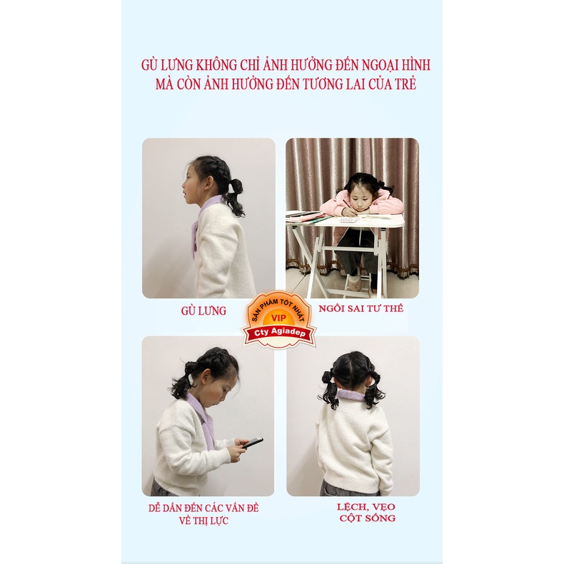 Đai chỉnh tư thế- chống gù lưng người lớn, trẻ nhỏ theo công nghệ mới - cao cấp, tiện dụng, thông minh - Agiadep.com