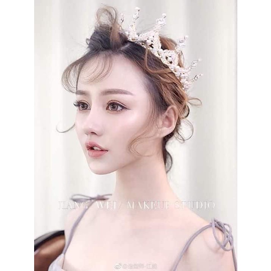 Vương Miện Cô Dâu Đính Đá Cao Cấp