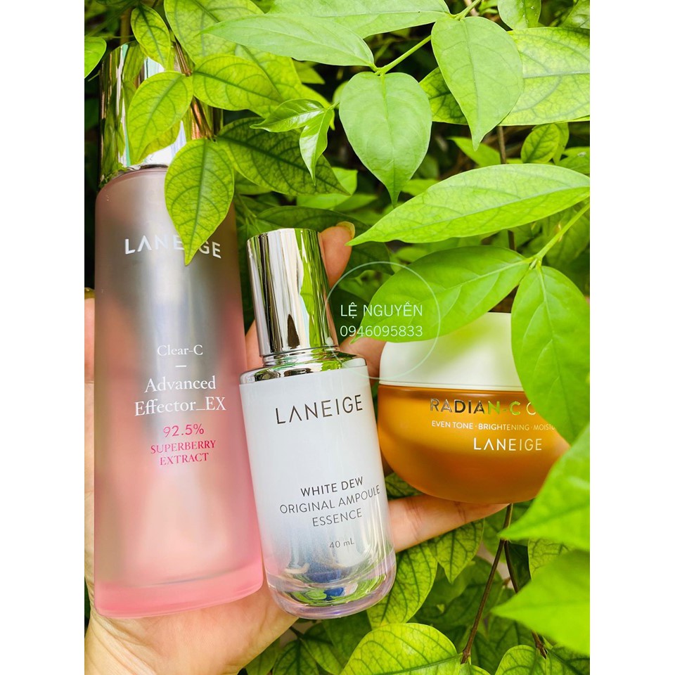 Bộ dưỡng trắng da mờ thâm nám, tàn nhang #laneige